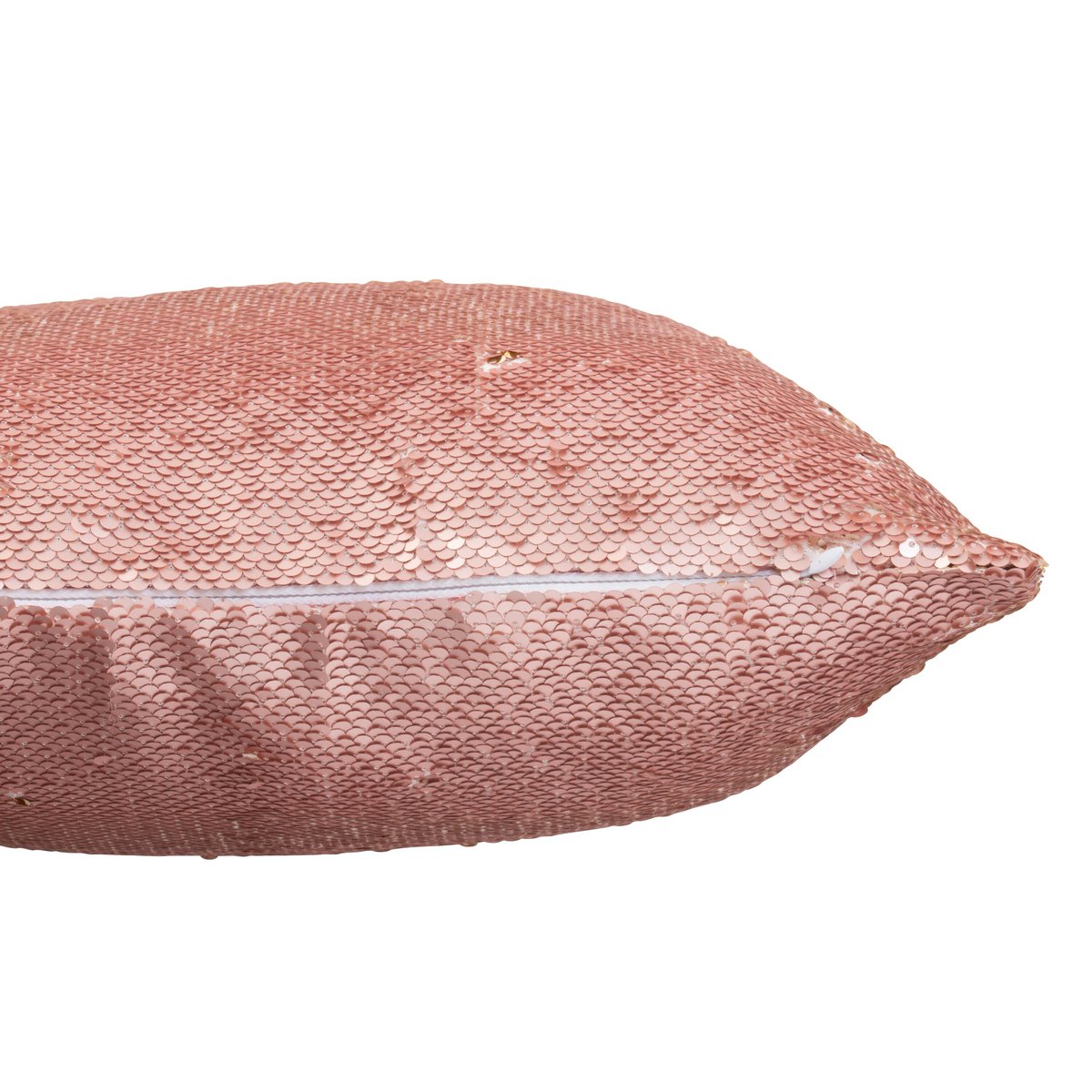 Coussin Réversible J-Line Paillette Rose/Champagne