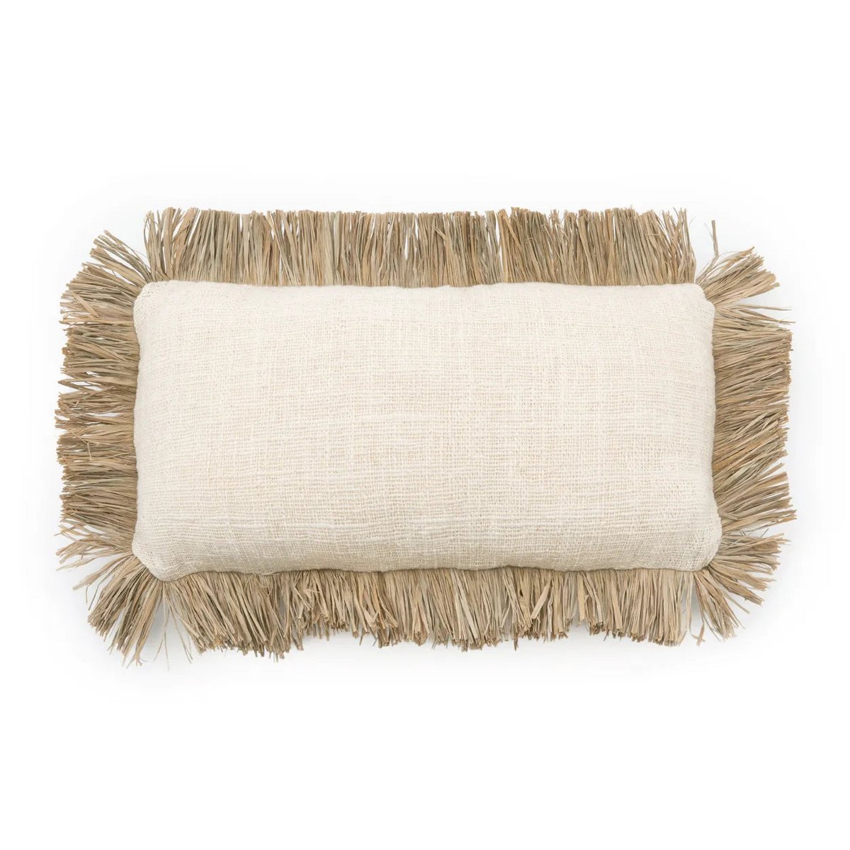 Housse de Coussin Saint Tropez - Blanc Naturel - 30x50