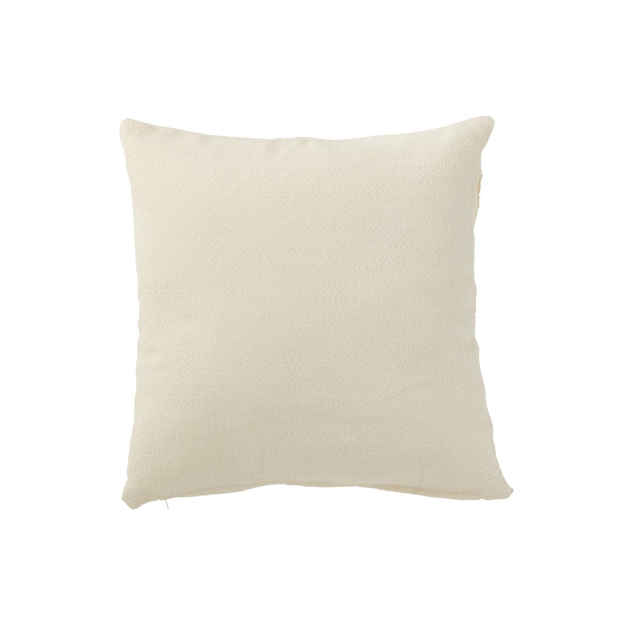 Coussin J-Line Feuille - textile - blanc