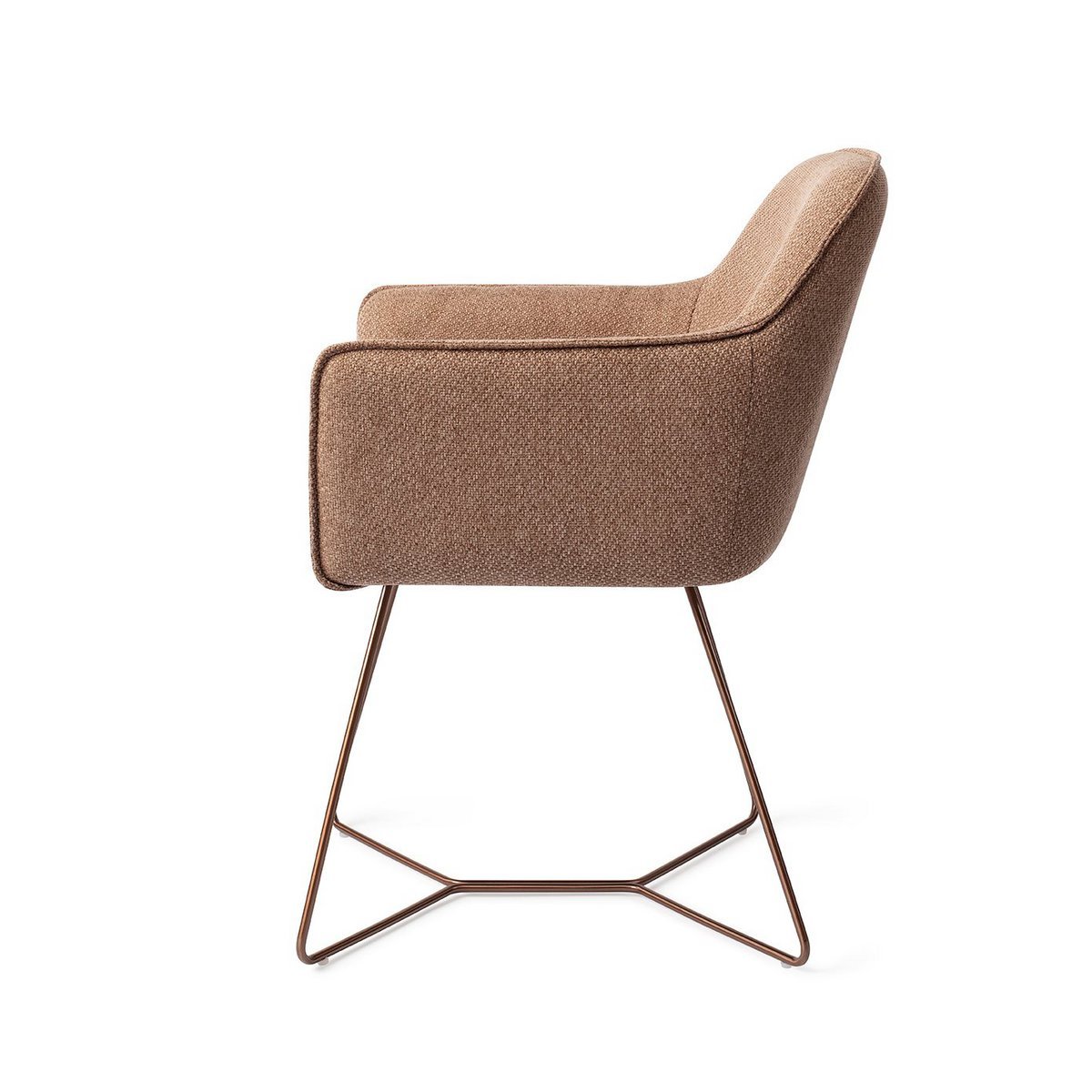 Jesper Home Hofu Chaise de salle à manger Beehive Rose
