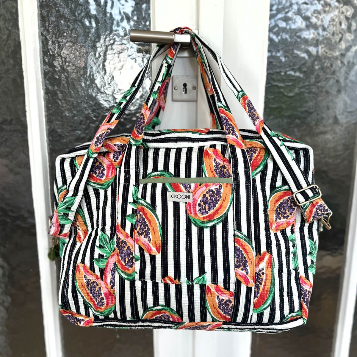 Grand sac de voyage "mon amour de papaye"
