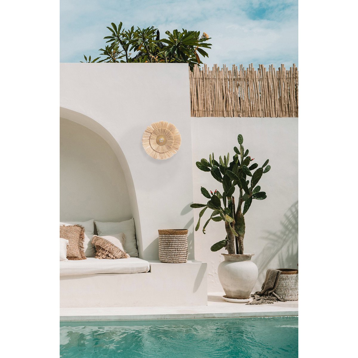 La lampe murale double trouble - Or naturel - M