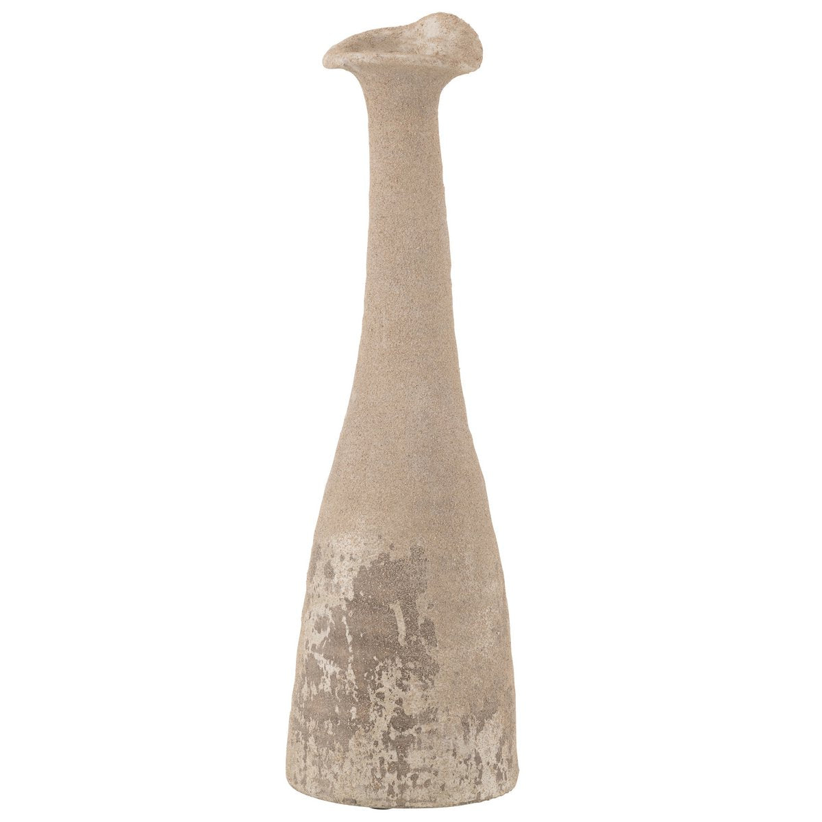 J-Line Vase Antique Céramique Naturel Grand