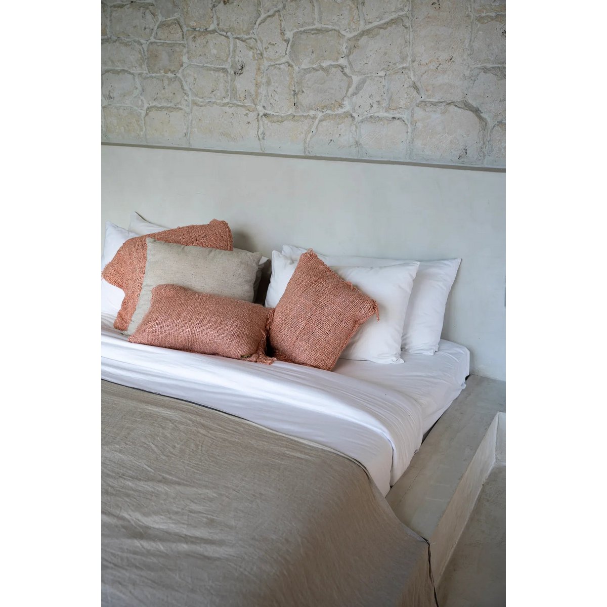 Housse de Coussin Oh My Gee - Rose Saumon - 30x50