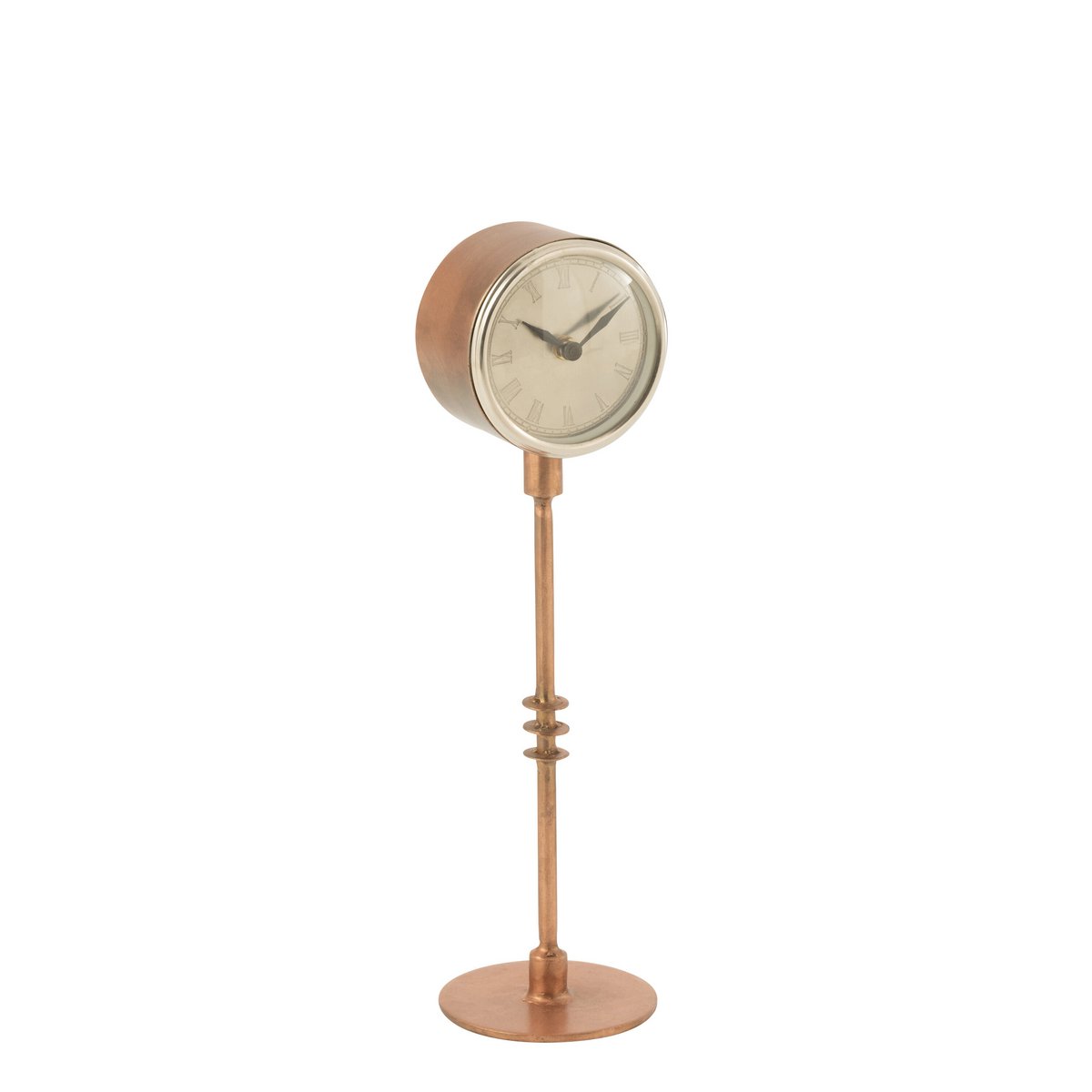 Horloge J-Line sur pied - métal - cuivre - L - 40 cm