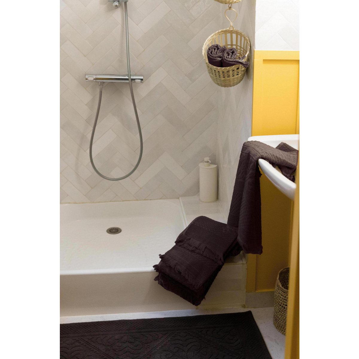 Drap de bain Zoé Ébčne 100 x 180