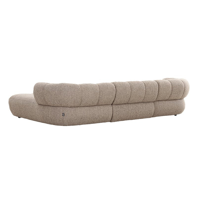 Canapé New York 4 places (Salon droit) Sable Boucle