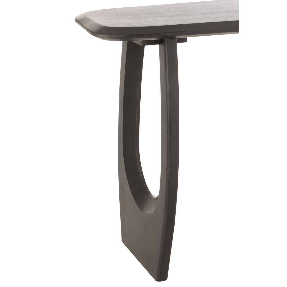 Console J-Line Mark en bois de manguier noir