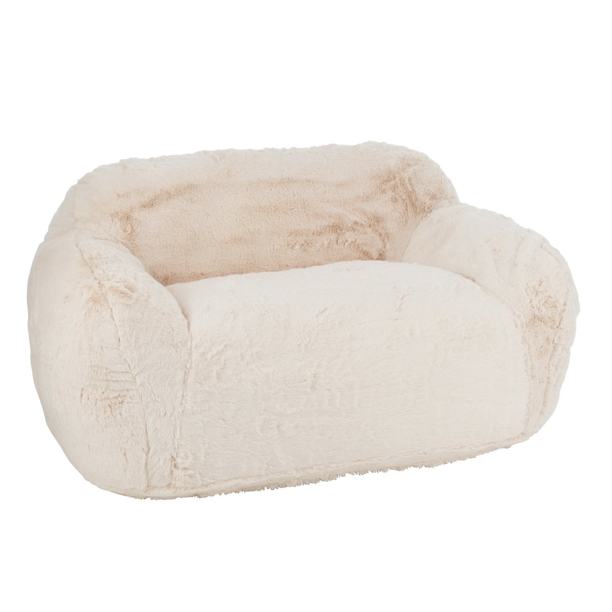 J-Line Canapé Cutie Polyester Crème Grand