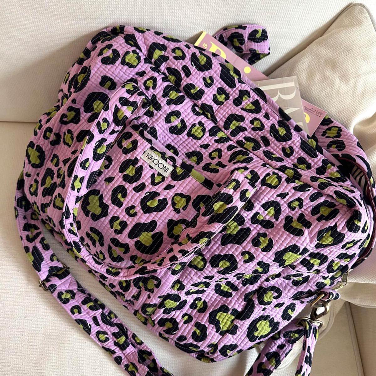 Grand sac de voyage "Oh Leo Cosmic Lilac"