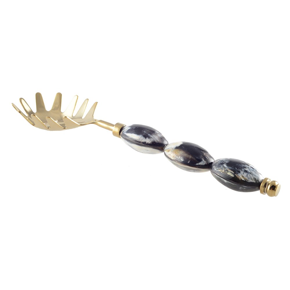 CUILLERE A SPAGHETTI OR ET RESINE 26.5CM