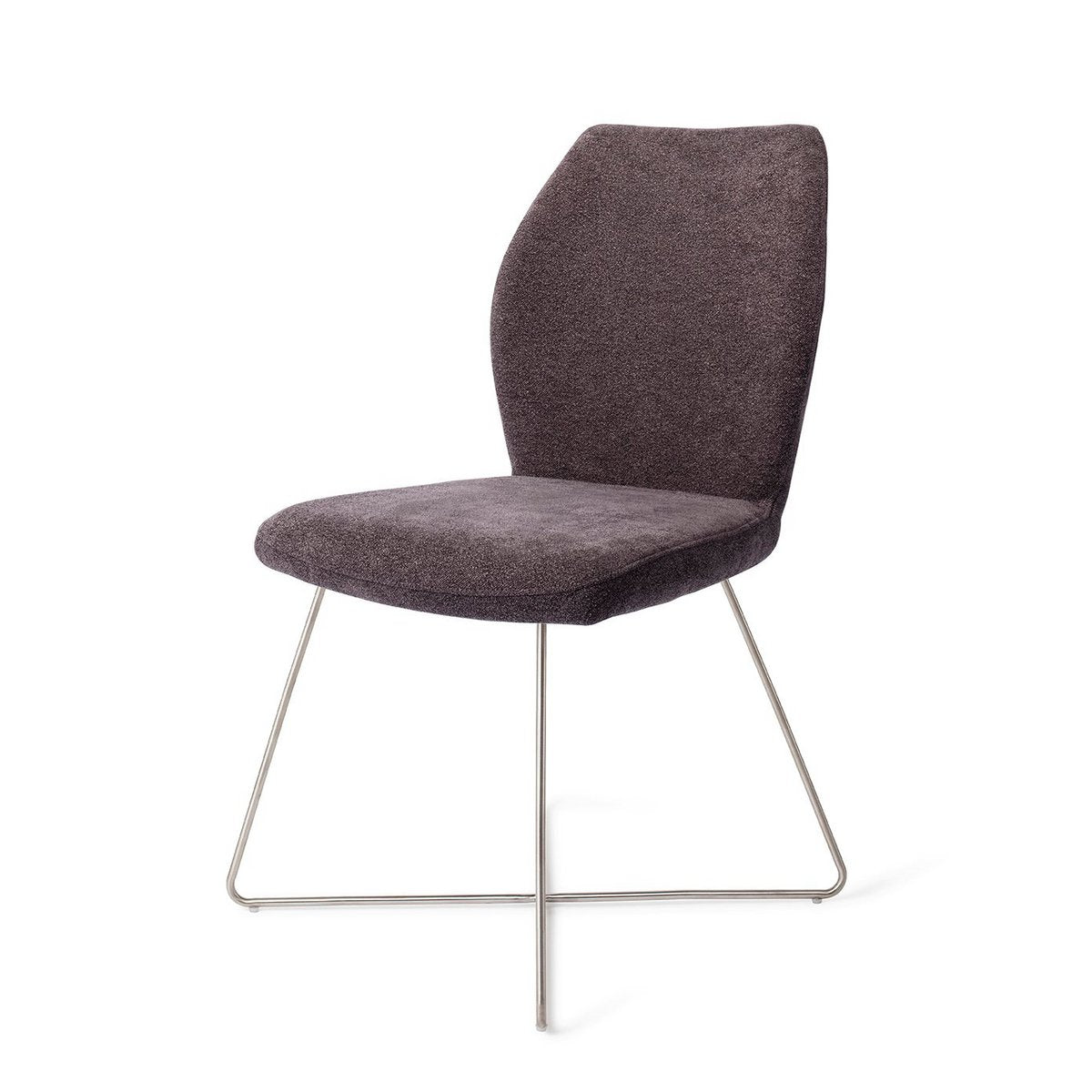 Jesper Home Ikata Chaise de salle à manger Cross Acier